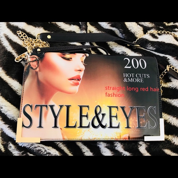 NWT Unique FASHION MAGAZINE Crossbody PURSE - Picture 2 of 8